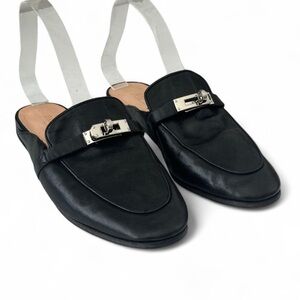 Pai Jaio Studios Black Leather Women’s Mules size 38/7.5US